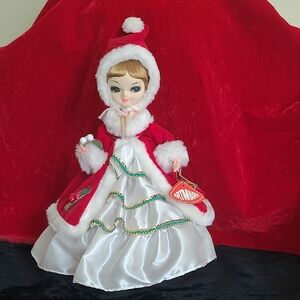 Vintage Bradley (Big Eyes) Victorian Christmas Doll